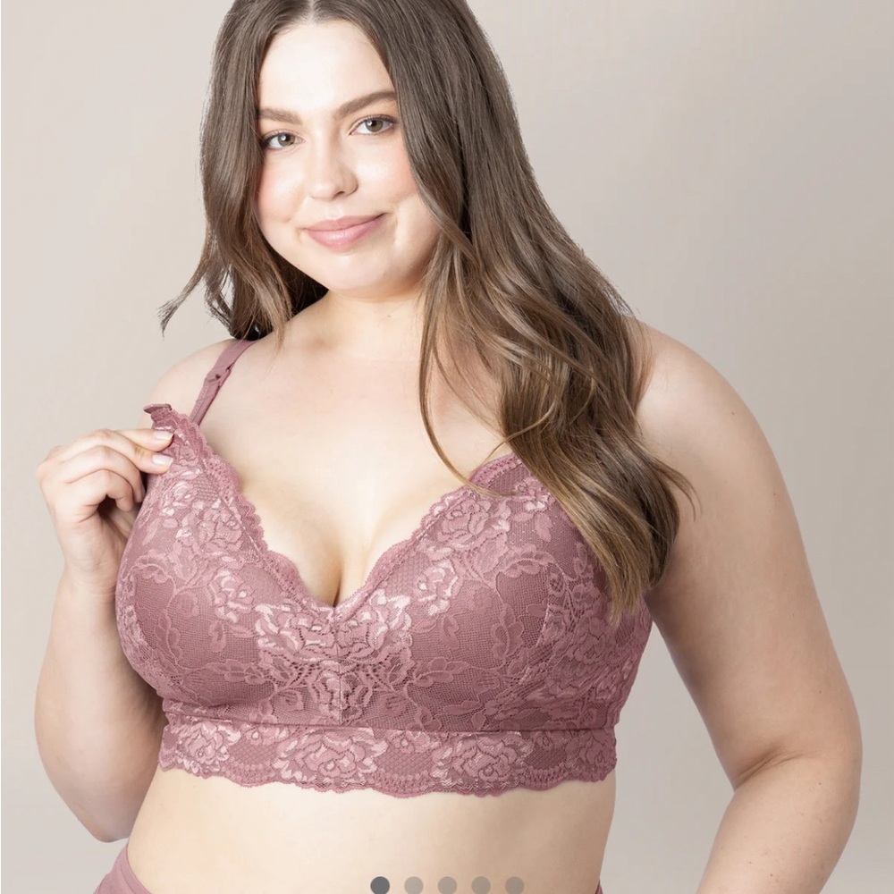Kindred Bravely Lace Minimalist Nursing & Maternity Bra in Twilight Lace Medium